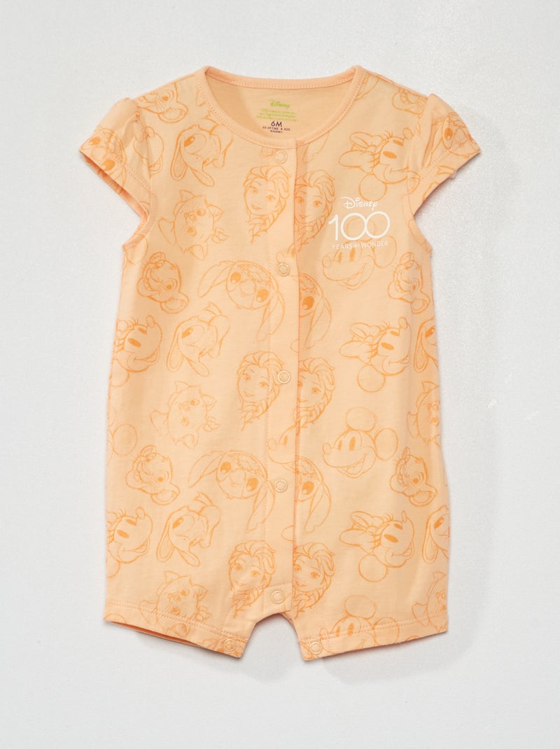 Lichte pyjama 'Disney' ORANJE - Kiabi