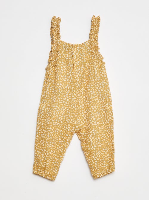 Lichte salopette met ruchebandjes - Kiabi