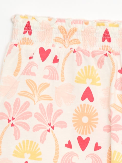 Lichte short met volants - Kiabi