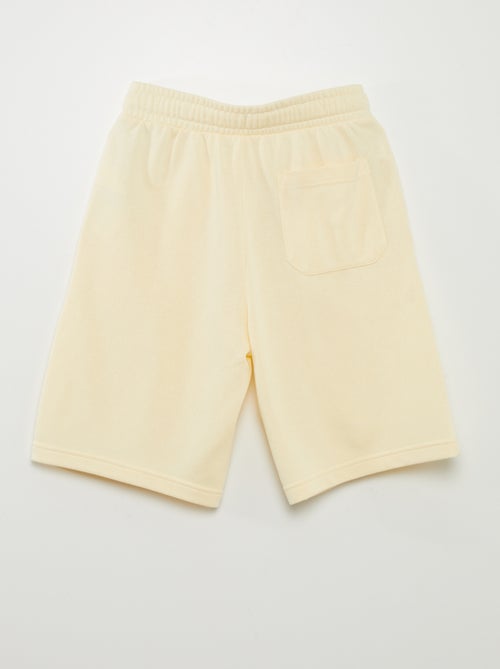 Lichte short van effen joggingstof - Kiabi