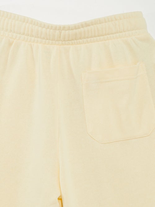 Lichte short van effen joggingstof - Kiabi