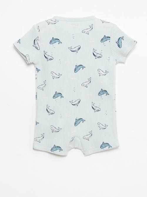 Lichte slaapzak met korte mouwen en all-over motief - Kiabi