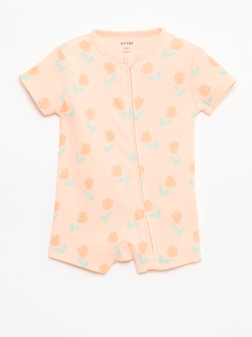 Lichte slaapzak met korte mouwen en all-over motief - Kiabi