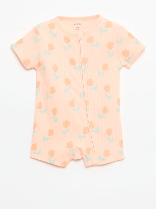 Lichte slaapzak met korte mouwen en all-over motief - Kiabi