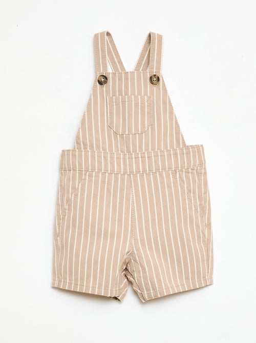 Lichte tuinbroek met verstelbare bandjes - Kiabi