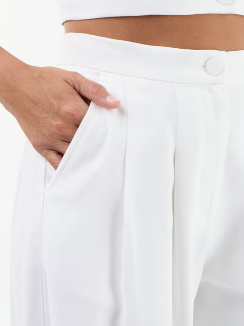 Lichte wijde twillbroek - Kiabi