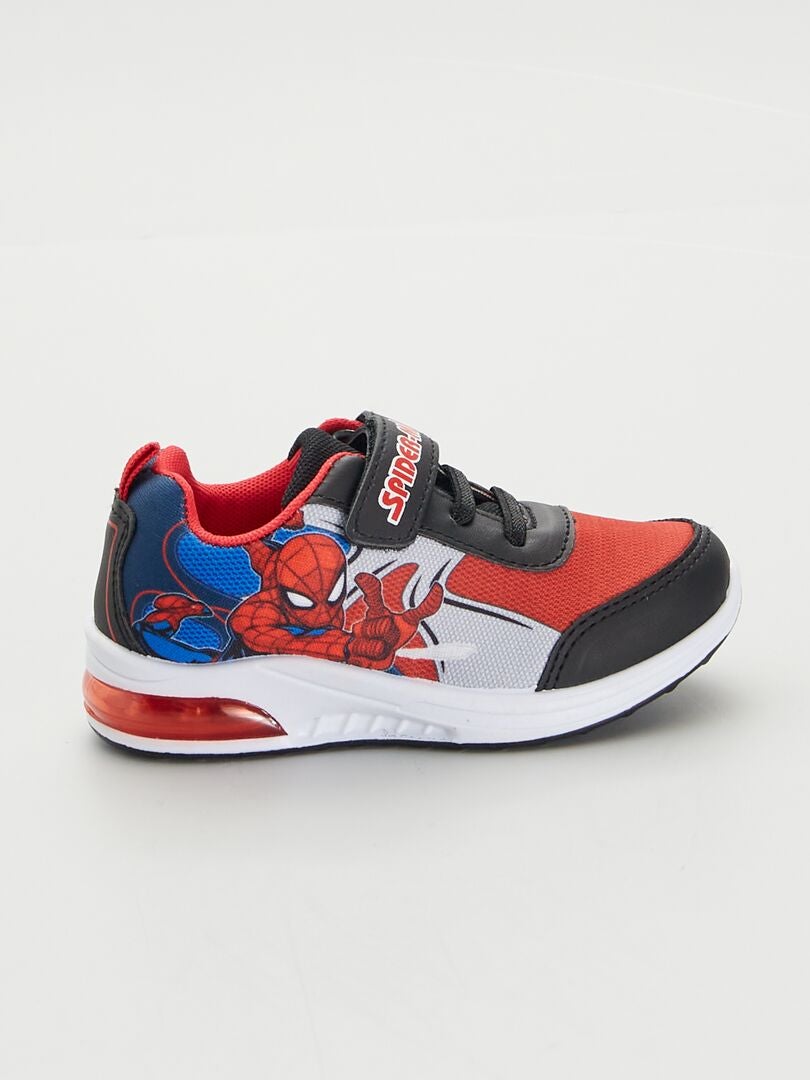 Lichtgevende Marvel/Spider-Man-sneakers - ZWART - Kiabi