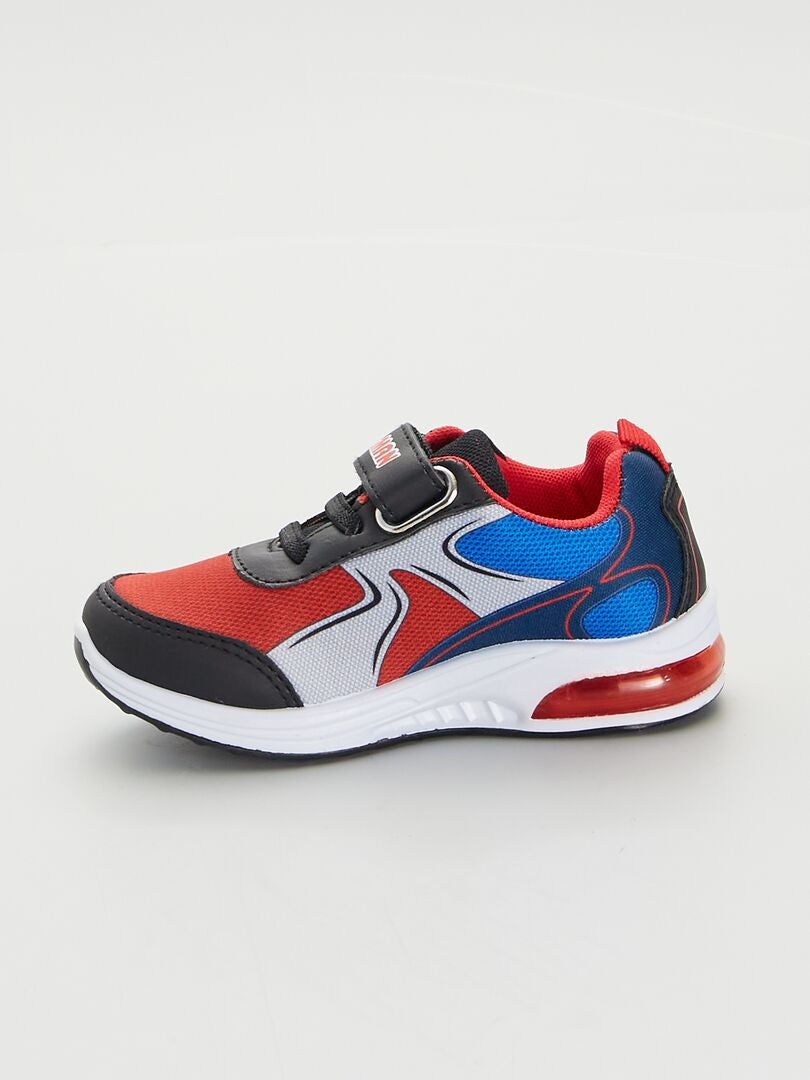 Lichtgevende Marvel/Spider-Man-sneakers - ZWART - Kiabi
