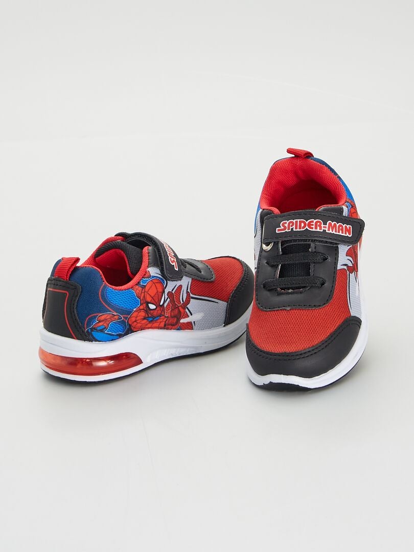 Lichtgevende Marvel/Spider-Man-sneakers - ZWART - Kiabi