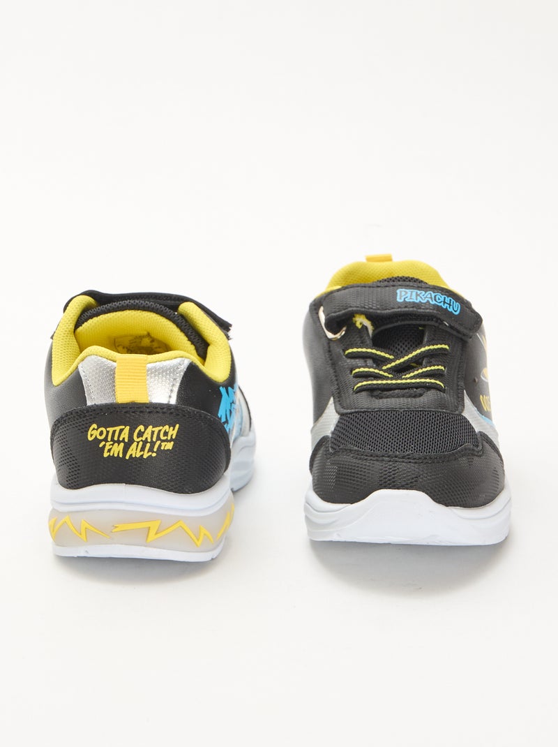 Lichtgevende Pokémon-sneakers Zwart - Kiabi