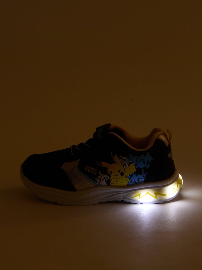 Lichtgevende Pokémon-sneakers Zwart - Kiabi