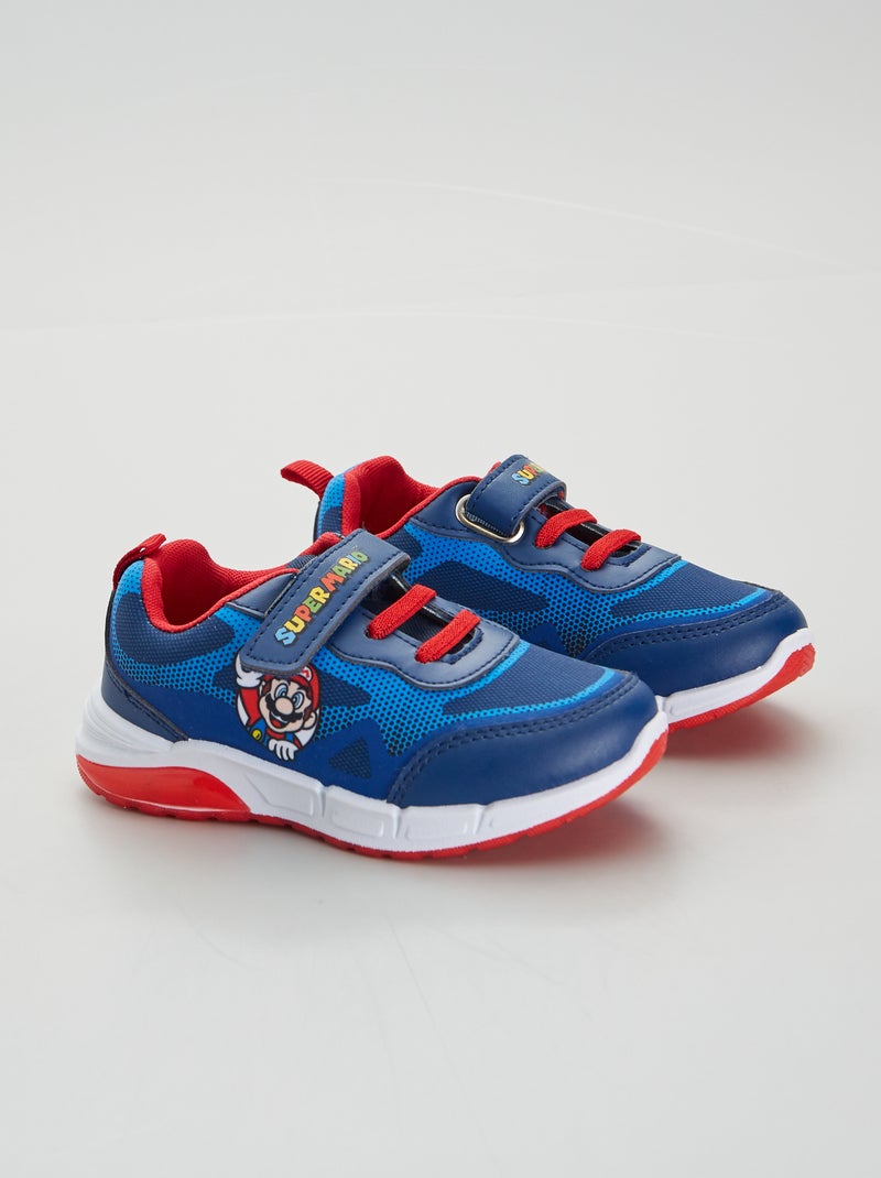 Lichtgevende sneakers 'Mario' BLAUW - Kiabi