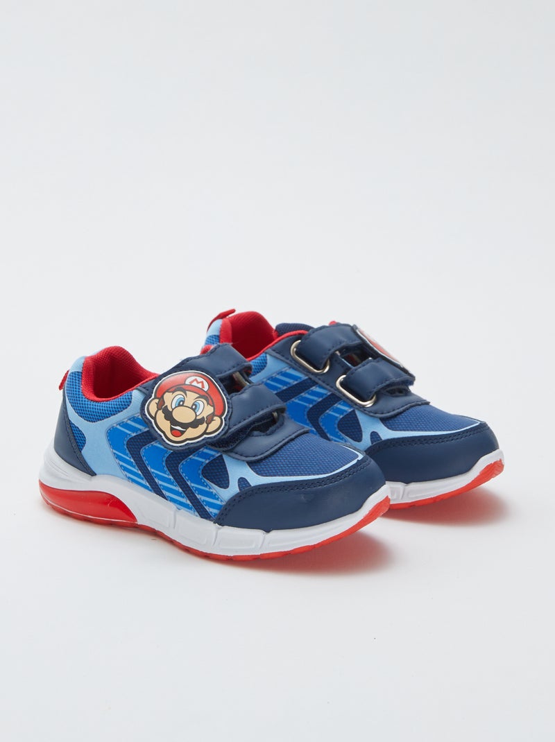 Lichtgevende sneakers 'Mario' BLAUW - Kiabi