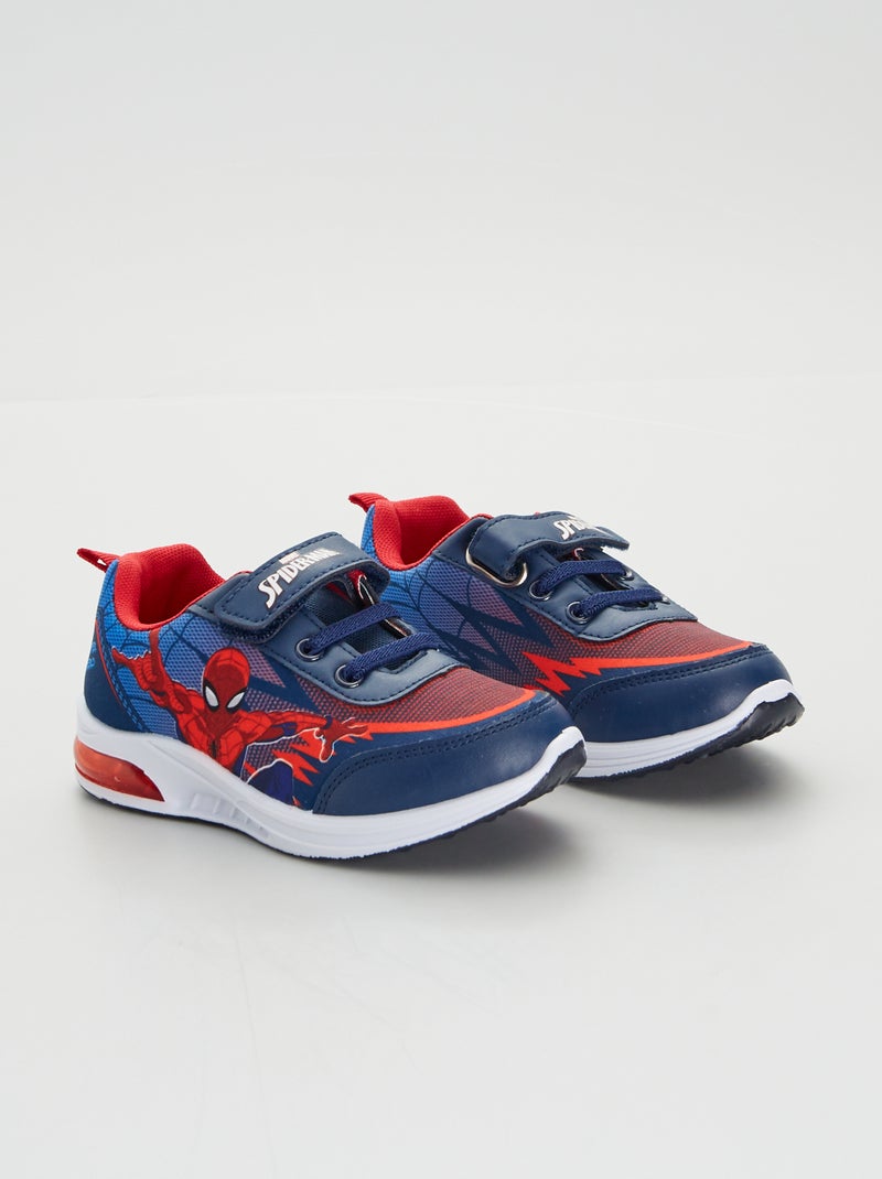 Lichtgevende sneakers 'Spider-Man' BLAUW - Kiabi