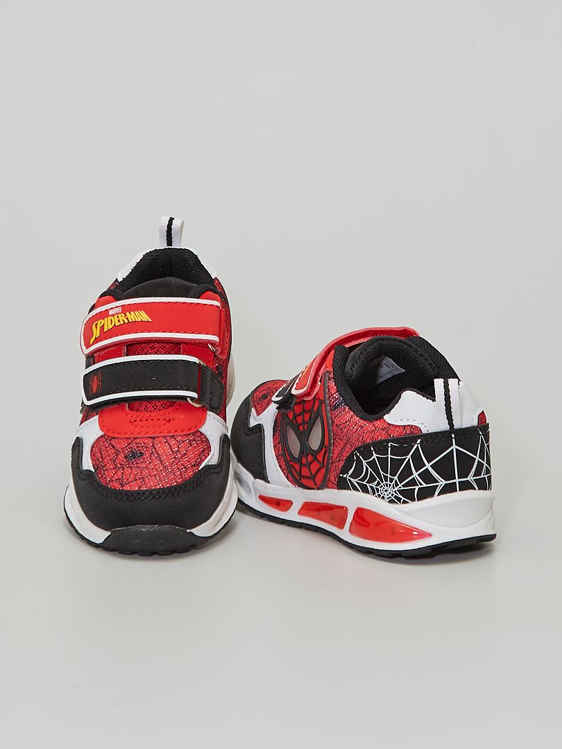 Lichtgevende sneakers 'Spider-Man' rood - Kiabi
