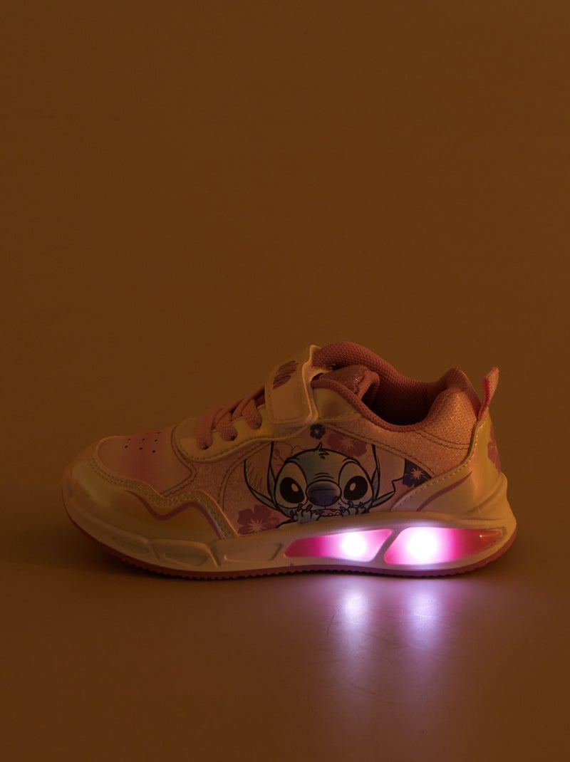 Lichtgevende sneakers 'Stitch' ROSE - Kiabi