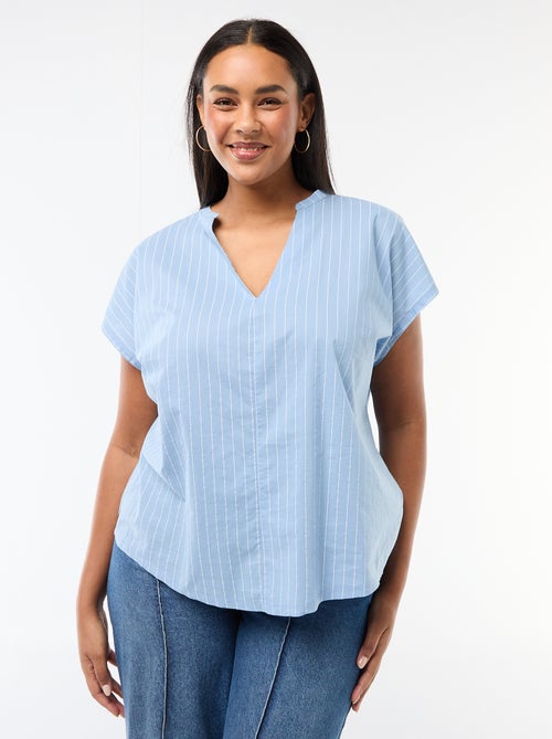 Lichtgewicht bloes met korte mouwen - Kiabi