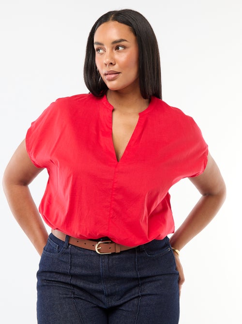 Lichtgewicht bloes met korte mouwen - Kiabi