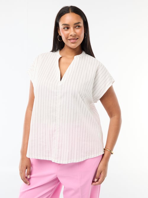 Lichtgewicht bloes met korte mouwen - Kiabi