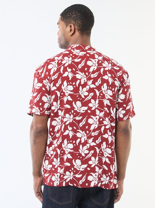 Lichtgewicht hemd met korte mouwen en motief - Kiabi