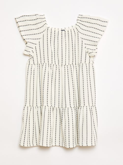 Lichtgewicht jurk met stroken - Kiabi