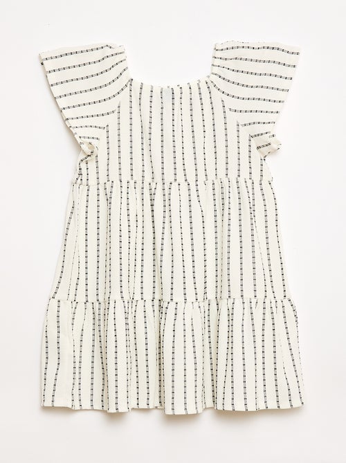 Lichtgewicht jurk met stroken - Kiabi