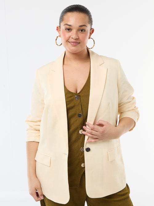 Lichtgewicht lange blazer - Kiabi