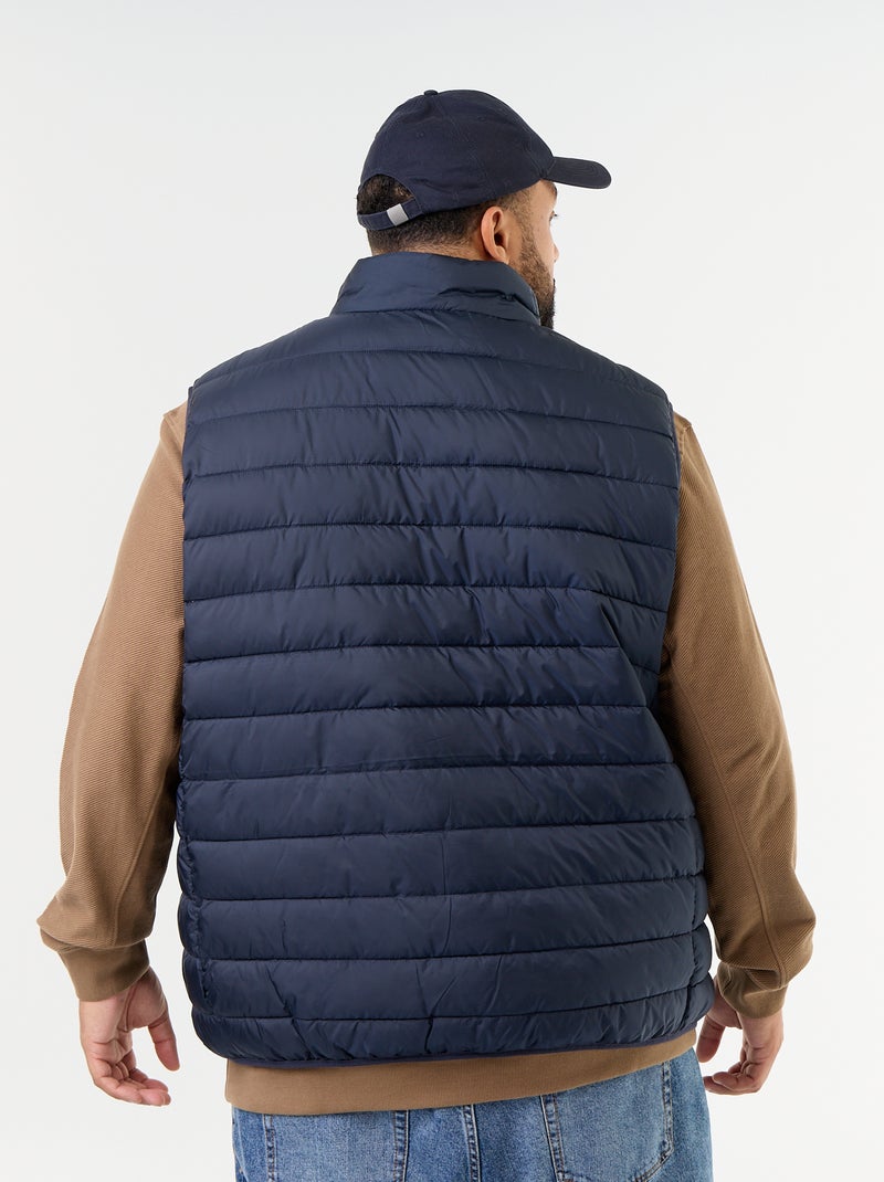 Lichtgewicht mouwloze bodywarmer Blauw - Kiabi