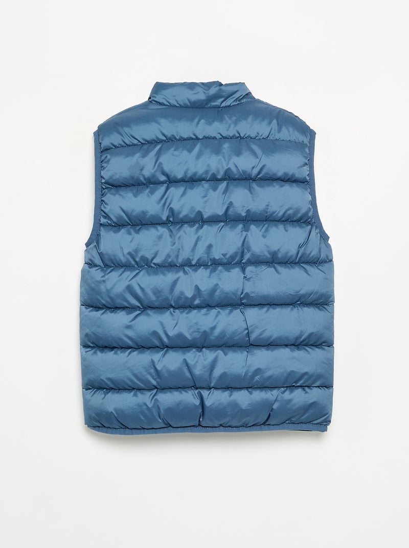 Lichtgewicht mouwloze bodywarmer Blauw - Kiabi