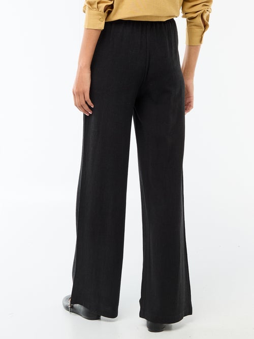 Linnen broek met 2 zakken - Kiabi
