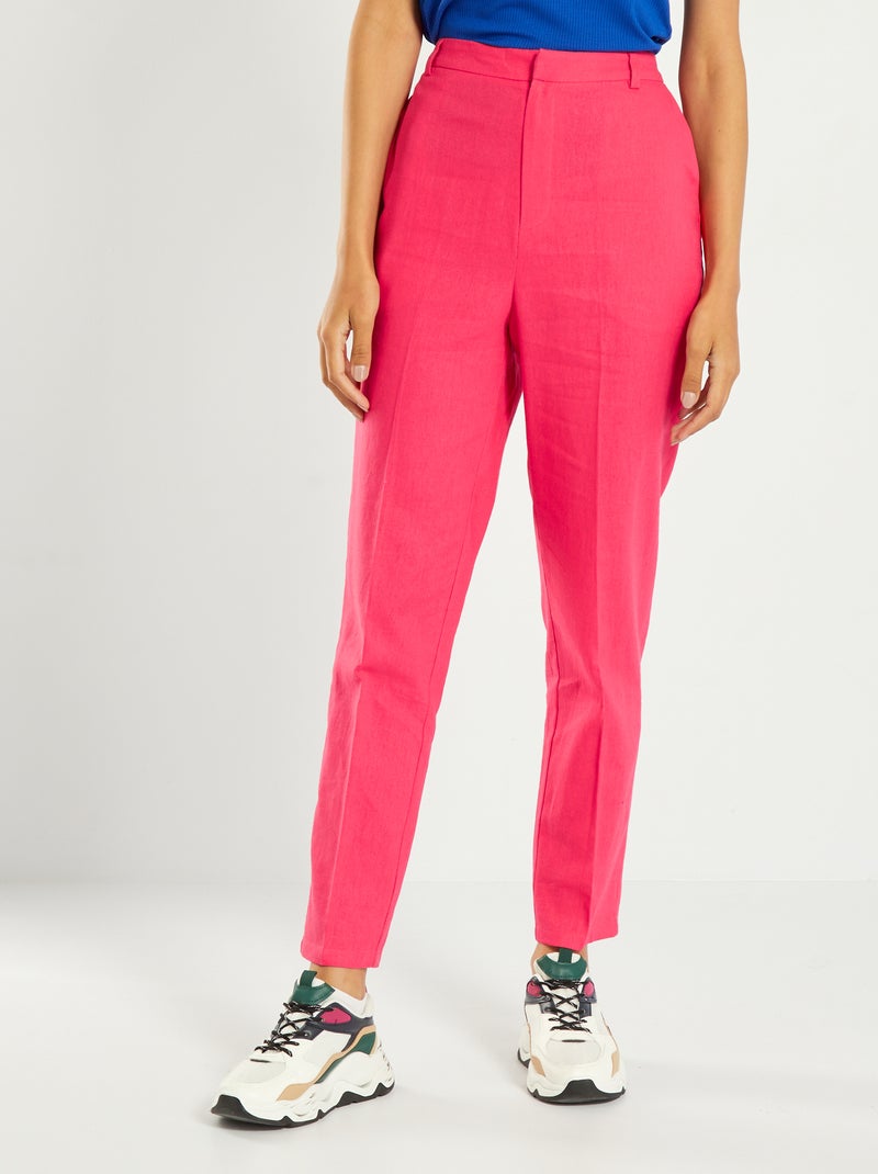Linnen broek ROSE - Kiabi