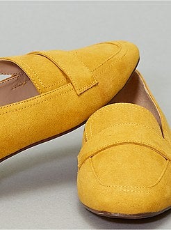 Loafers van microvezel - Kiabi