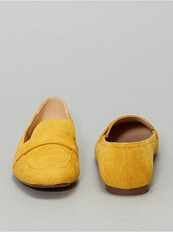 Loafers van microvezel - Kiabi