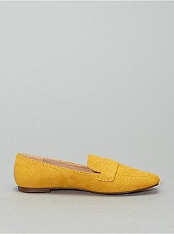 Loafers van microvezel - Kiabi