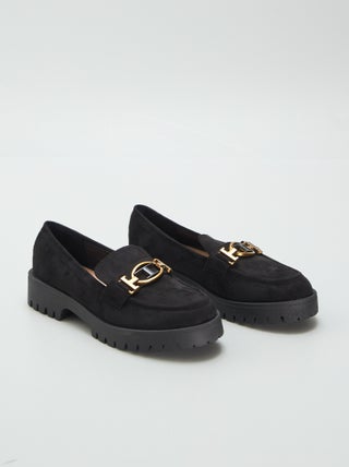 Loafers van suedine