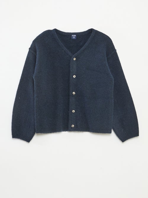 Loose-fit, effen vest met V-hals - Kiabi