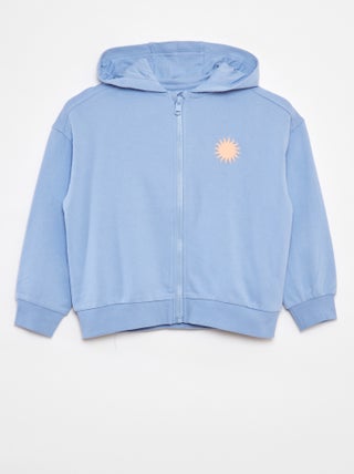 Loose-fit Hoodie met rits