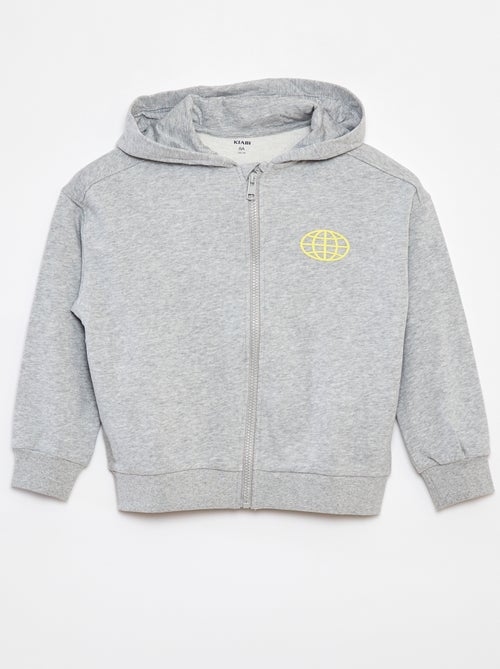 Loose-fit Hoodie met rits - Kiabi
