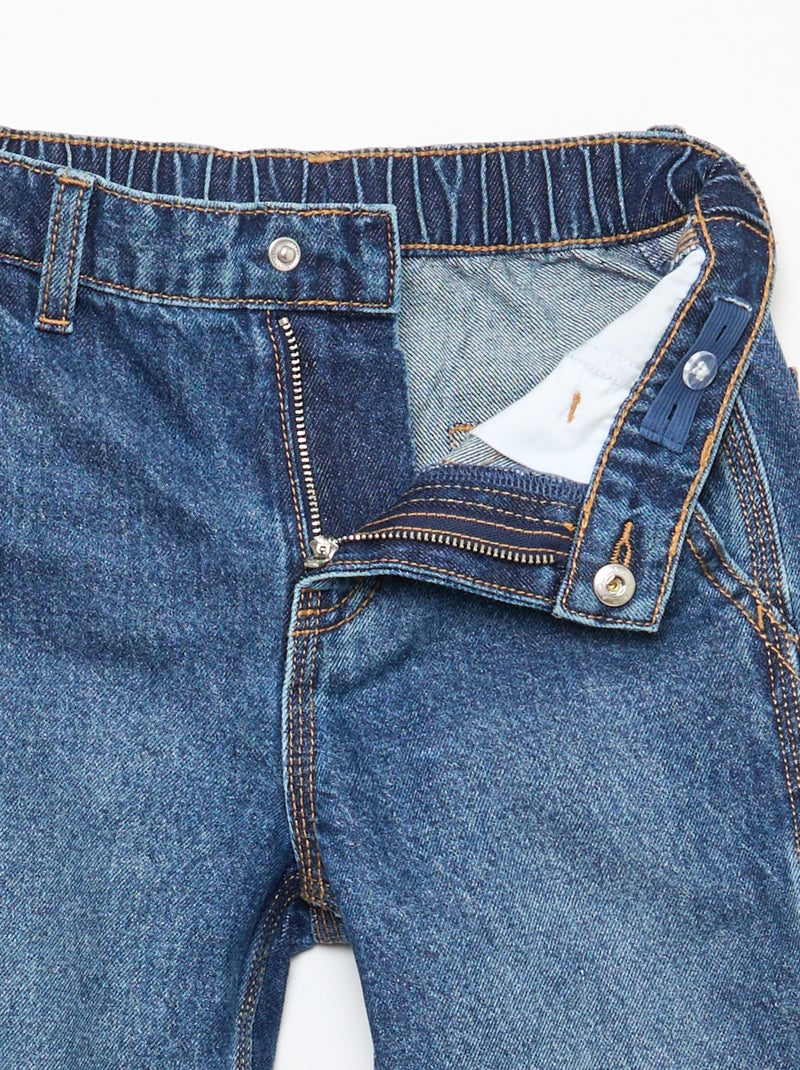 Loose fit jeans met grote zakken Blauw - Kiabi