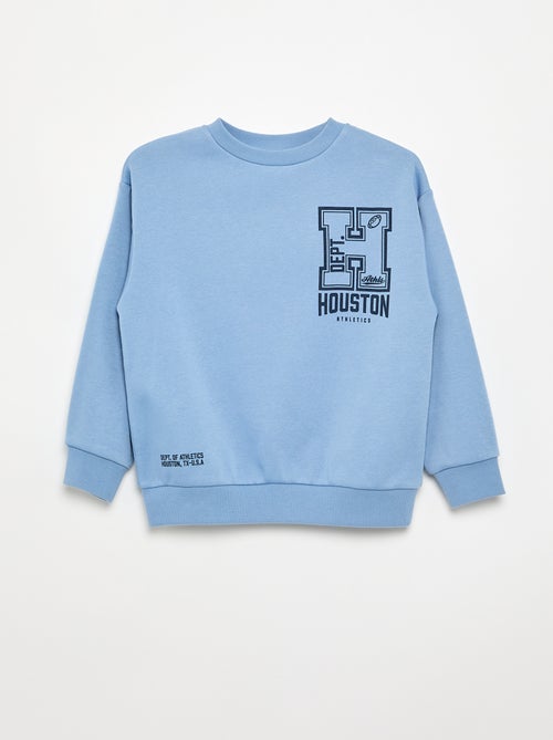 Loose fit sweater van molton - Kiabi