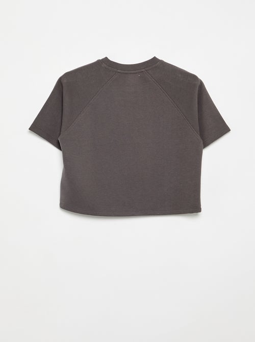 Loose fit-T-shirt met korte mouwen - Kiabi
