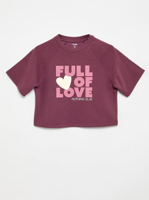 Loose fit-T-shirt met korte mouwen - Kiabi