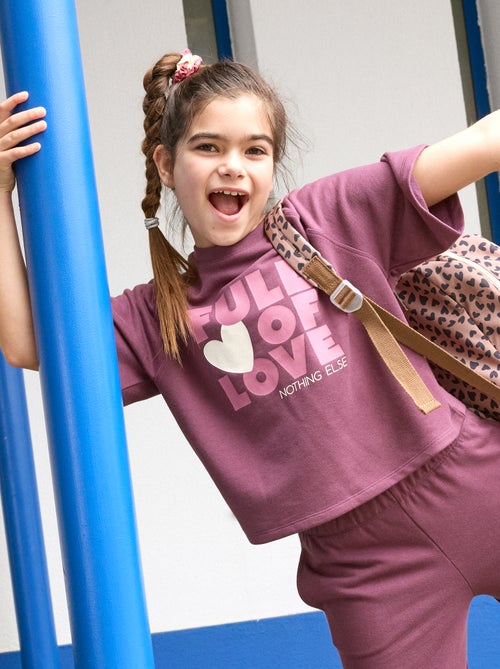 Loose fit-T-shirt met korte mouwen - Kiabi