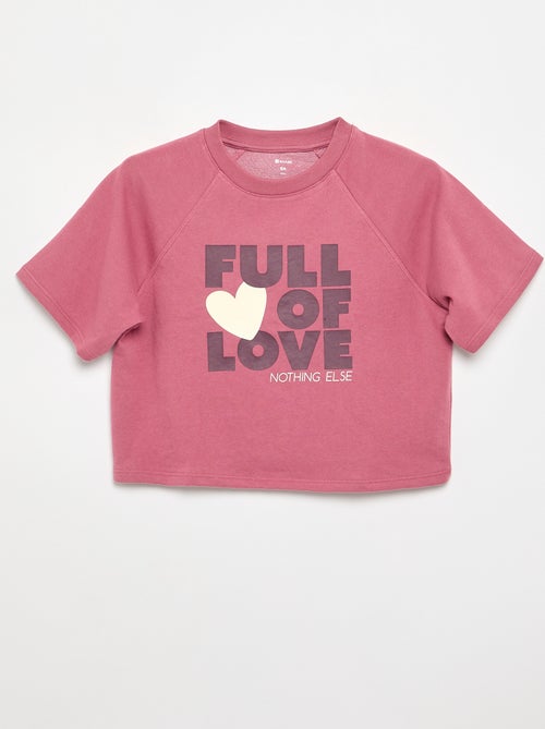 Loose fit-T-shirt met korte mouwen - Kiabi