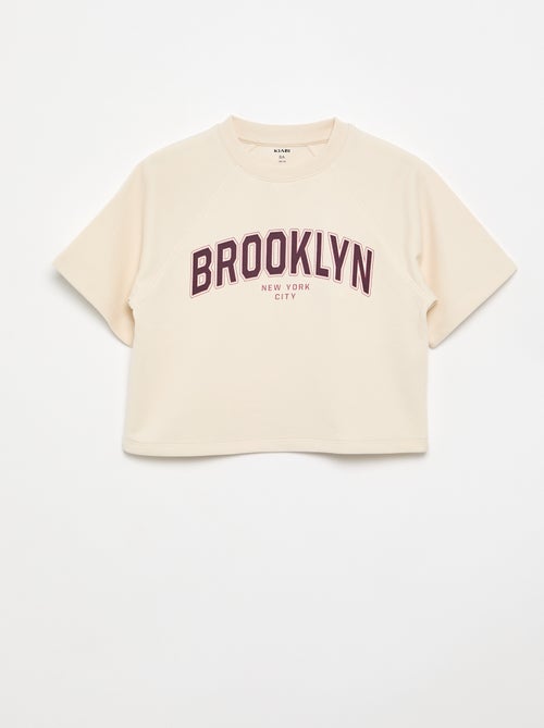 Loose fit-T-shirt met korte mouwen - Kiabi