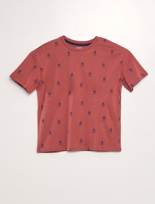 Loose-fit T-shirt met print - Kiabi
