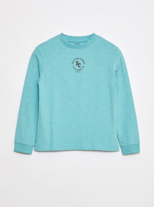 Loose-fit T-shirt met skateprint - Kiabi
