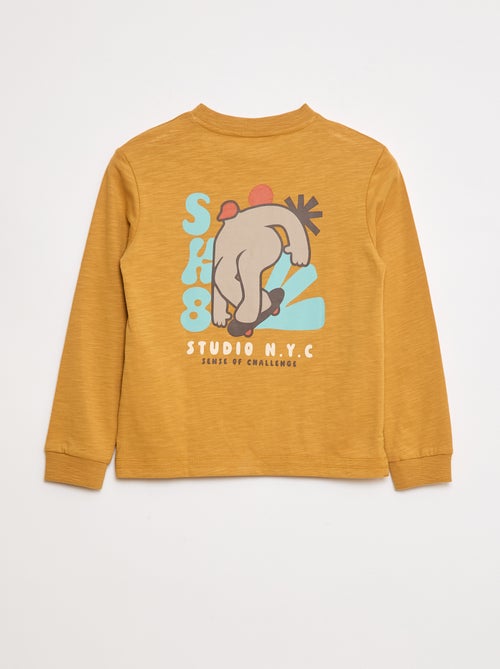 Loose-fit T-shirt met skateprint - Kiabi