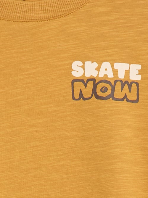 Loose-fit T-shirt met skateprint - Kiabi