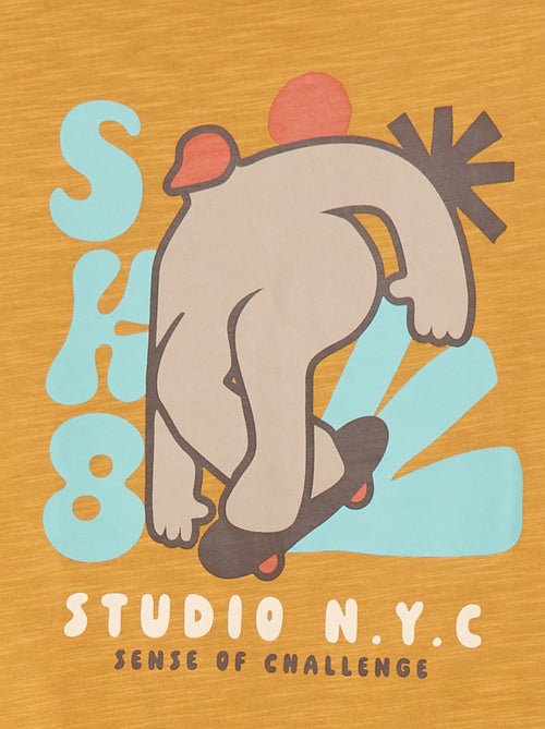 Loose-fit T-shirt met skateprint - Kiabi